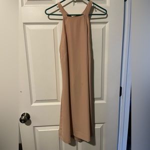 Mango beautiful peach backless dress